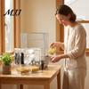 Small Scale Breeding Seeds Cleaner Bird Grain Cleaner, Adjustable Speed Winnower Machine, Transparent Acrylic Cleaning Machine Shell Efficient