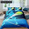 Ensemble de housse de couette Balle de Tennis Thème Jeu de Sport Ensemble de literie Housse de couette Ensemble de lit Housse de couette Taille Jumeau Simple Double Queen King