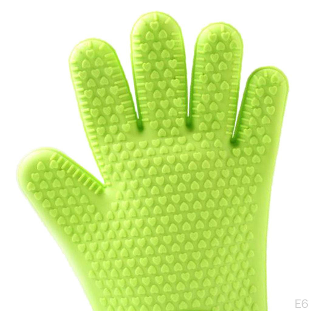 Resistant Padded Oven Gloves Kitchen Cooking Baking Thick