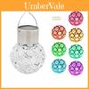 Solar Powered Hanging Lantern Outdoor Waterproof Led Light For Garden And Patio