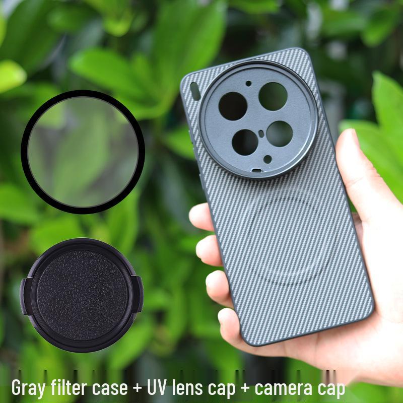Compatible with Vivo X300 Ultra: Magnetic Phone Photography Kit with CPL Polarizing Filter 67mm and Threaded Lens Ring