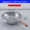 Wutuo Professional Non-Stick Flat Bottom Aluminum Wok
