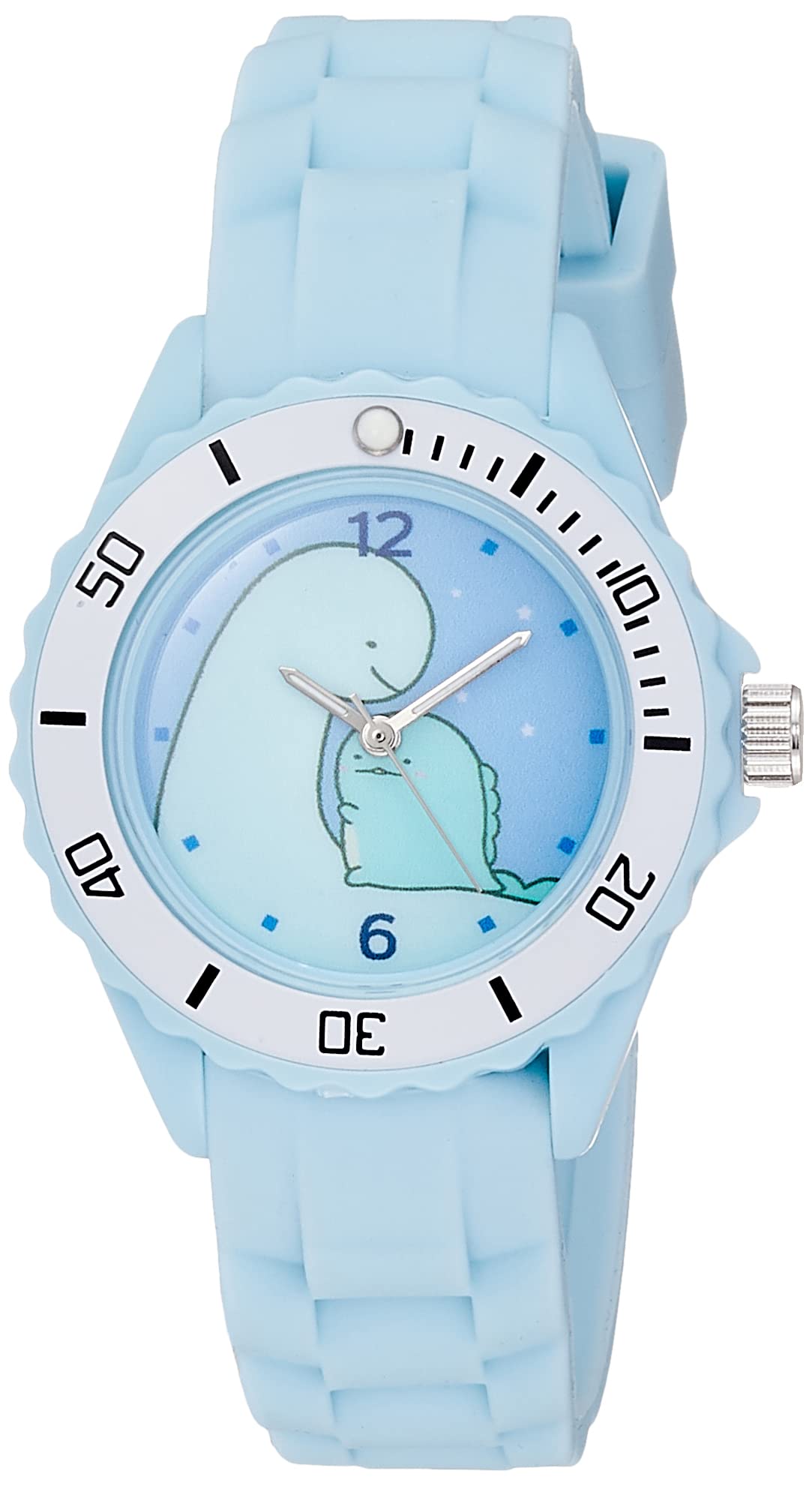 

Alias Sumikkogurashi Analog Waterproof Watch with Silicone Lizard and Mother Blue Strap, Design, WW21050SXSG, Girls синий