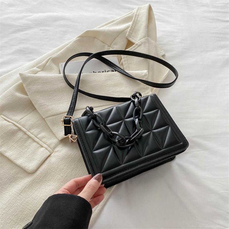 Elegant Simple Casual Crossbody Bag For Women 2024 Spring New Vintage Style