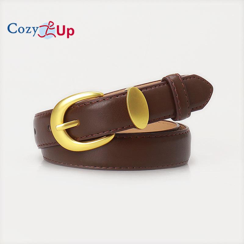 

Кожаные тонкие ремни для женщин, модные женские узкие ремни, тонкие женские ремни для джинсов, брюк 103x2.4cm дубильная кора