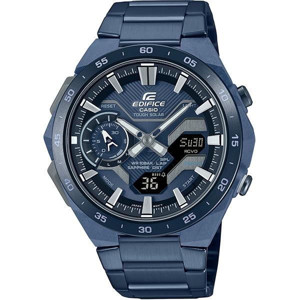 

Casio Чоловічий круглий годинник EDIFICE ECB-2200YCB-2AJF [EDIFICE WINDFLOW COOL BLUE EDITION]