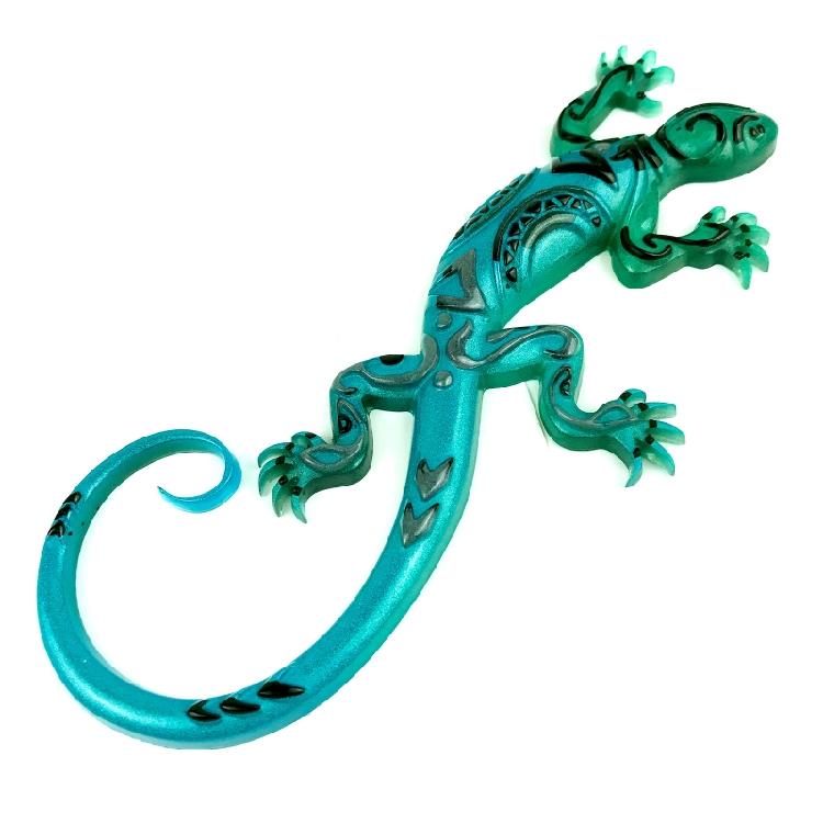 Stereo Gecko Epoxy Casting Mould for Wall Hanging Mount Decor DIY Crafts