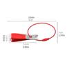 Fly Tying Fishing Line Cutter Scissors Aluminum Construction Sliding Lock Mechanism For Easy Carrying On Vests Bags