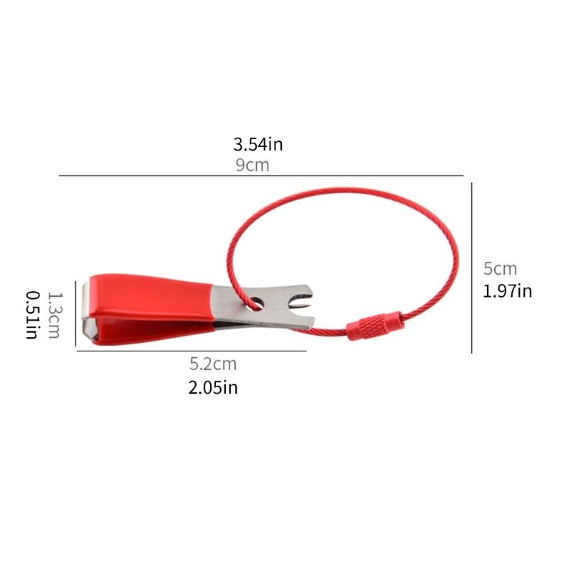 Fly Tying Fishing Line Cutter Scissors Aluminum Construction Sliding Lock Mechanism For Easy Carrying On Vests Bags