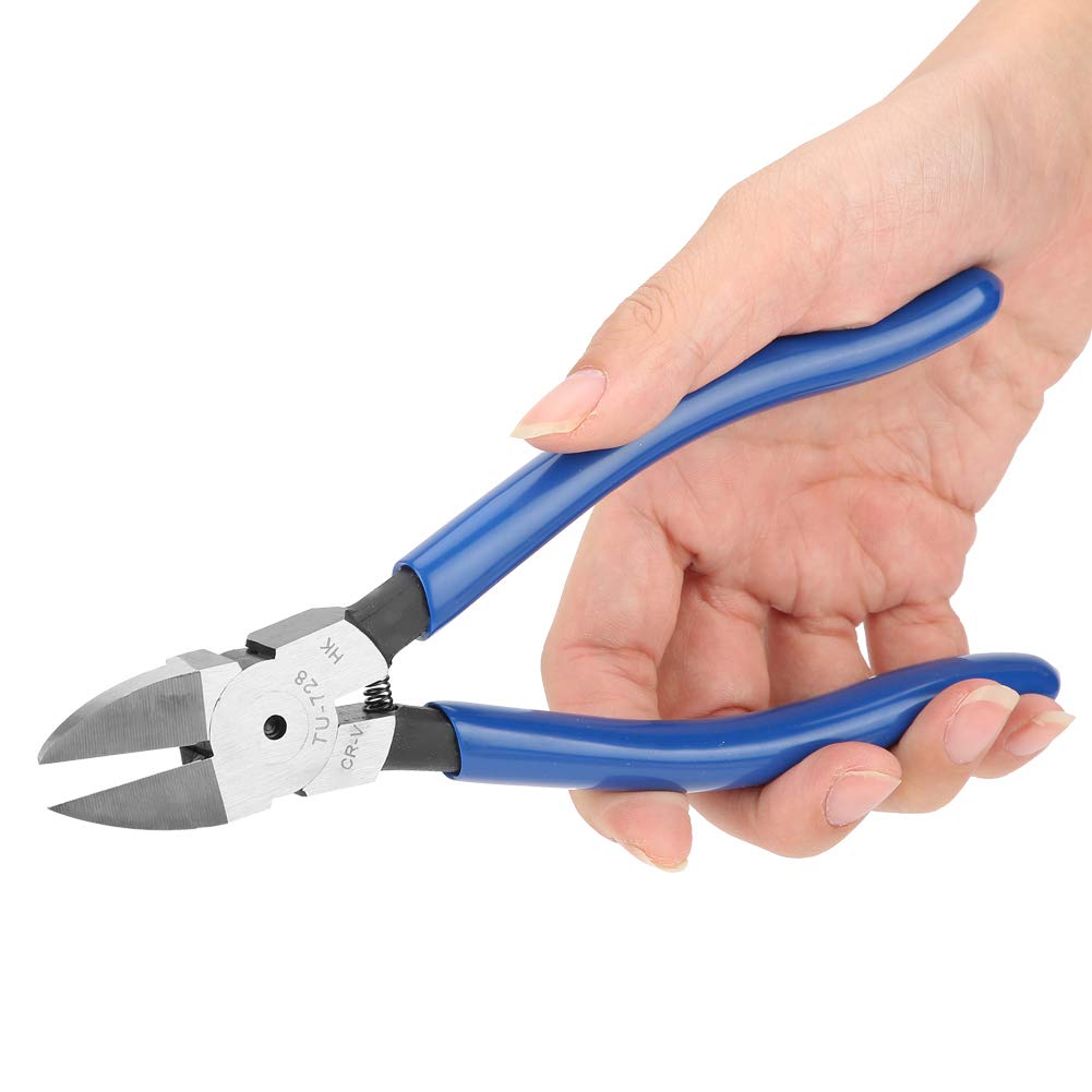 Tapered Chrome Vanadium Steel Nippers for Wire and Cable Cuts Hard Improves Work Suitable for Professional Disaster Outdoor and Compatible with