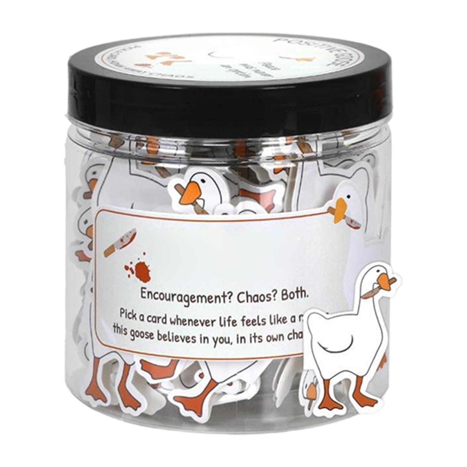 

Inspirational Encouragement Cards Set 60pcs in Jar Positive Messages Motivational Paper Notes Creative Gift Decorative Item