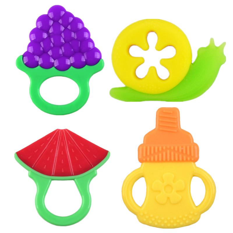 Baby Silicone Training Toothbrush Safe Toddle Teether Chew Toys Teething Ring Gift Infant Baby Chewing