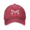 2026 Mayhem Black Metal Band Accessories Men Women Baseball Caps Distressed Denim Caps Hat Retro Outdoor Running Golf Headwear