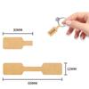 500pcs Paper Price Tags Jewelry Self Adhesive Blank Labels Display Card Packaging Sticker Necklace Earring Bracelet DIY Amagi