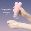 Large-Capacity Refillable Silicone Travel Bottle with Hanging Holes