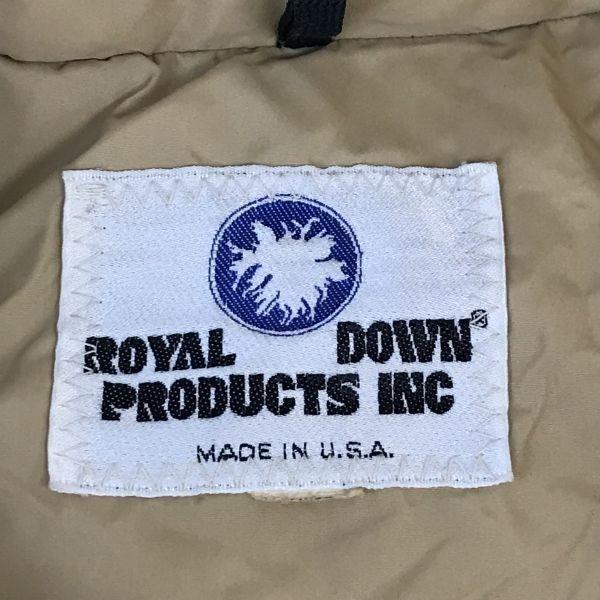 ROYAL DOWN PRODUCTS INC 70s Made In USA Down Jacket Beige Men’s M Vintage(USED)