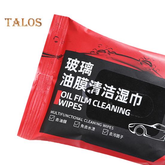 5 Pcs Car Glass Cleaning Wipes Portable Windshield Cleaner Wipes Multipurpose Oil Film Cleaning Wipes for Automotive Glass Home Windows Mirrors