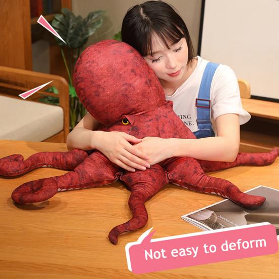 Octopus Stuffed Animal, Soft Plush Toy for Kids, Cute 8 Legs Octopus Plushie for Bedroom, Funny Gift for Boys Girls