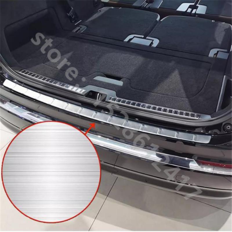 Per Volvo XC90 2015 2016 2017 ~ 2024 Accessori Auto Acciaio Inossidabile Protezione Paraurti Posteriore Sottoporta Bagagliaio Protezione Posteriore Piastra Battitacco