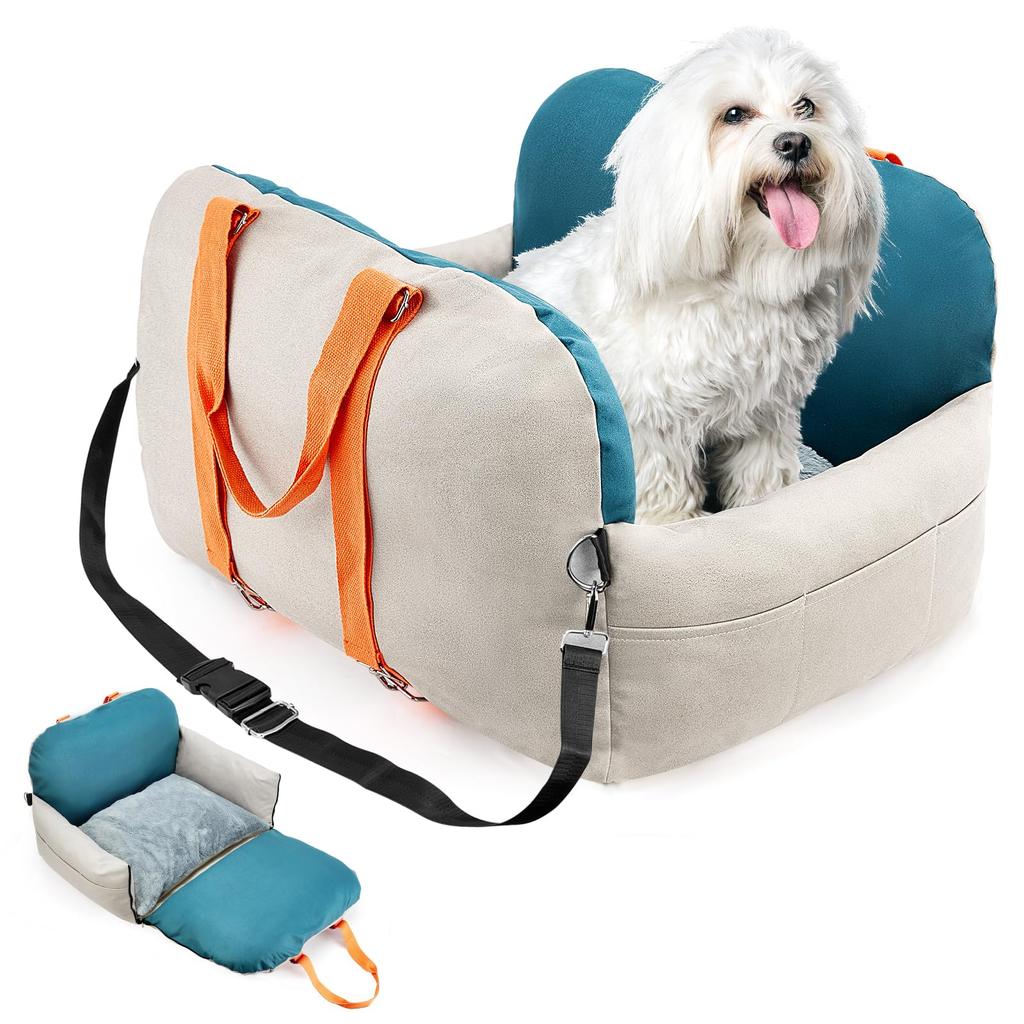 Meowzaar Dog Car Car Dog Driving Passenger Seat Small Pet Driving Pockets On Both Car Pet Detachable Easy To Going Outdoor Bed, Seat, Pet-only,