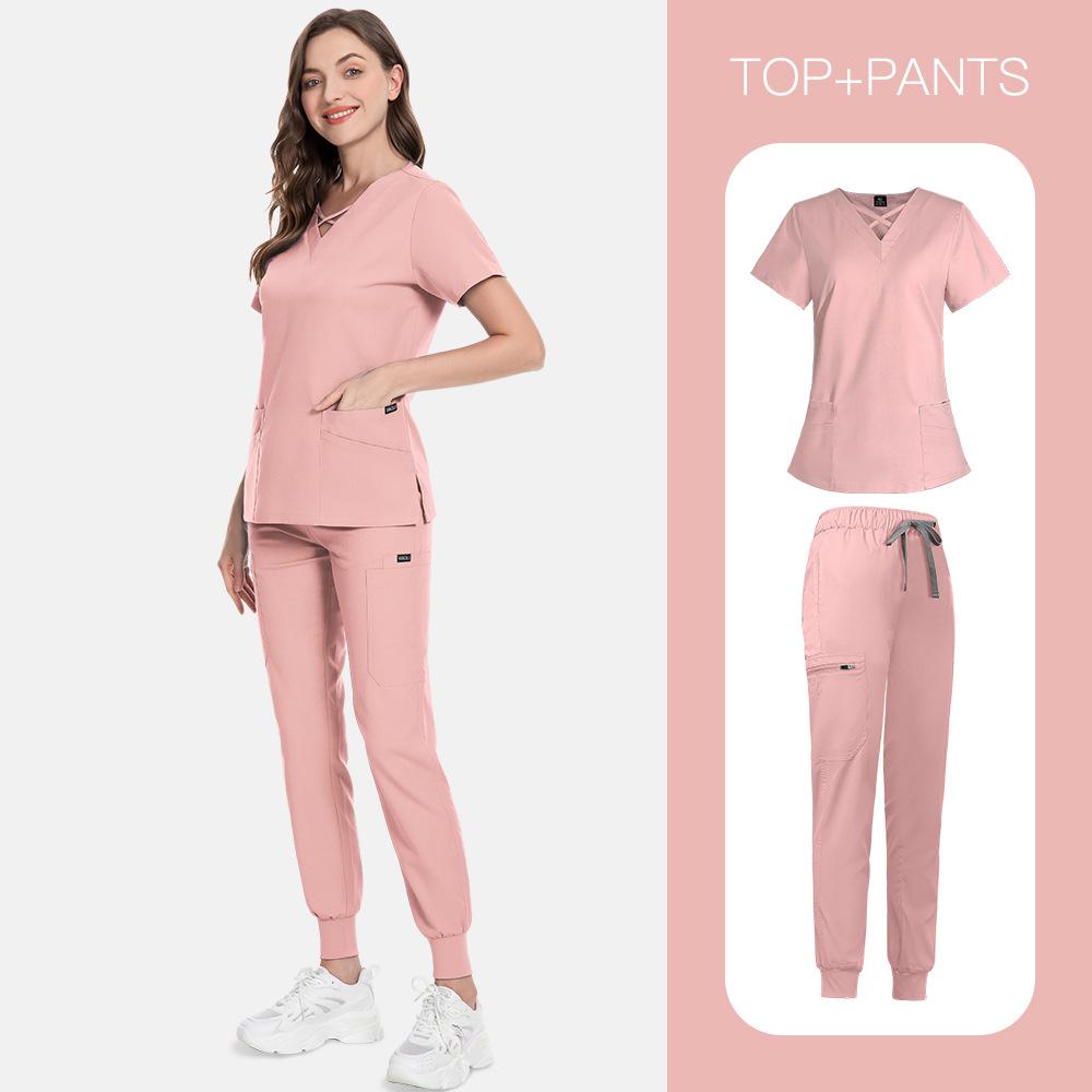 Women'S Handclothes Beauty Salon High Quality Thickened Spa Private Hospital Doctor Nurse Overalls Cleaning Uniform