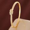 Fashionable High-Quality Twisted-Set Zirconia Bracelet for Men and Women, Suitable for Daily Wear and Versatile In Any Occasion.