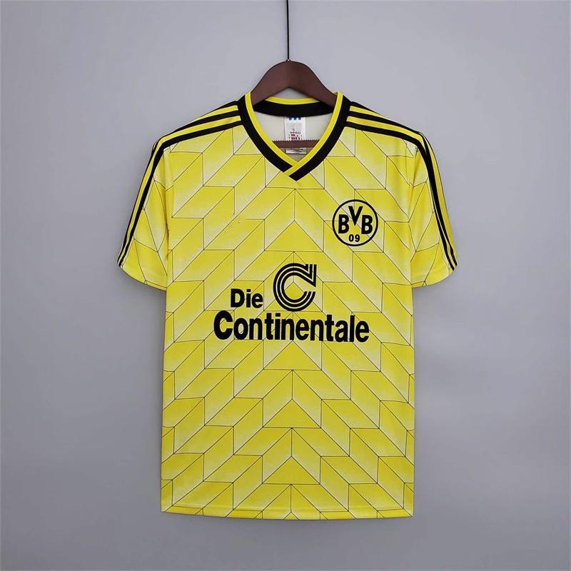 Retro Fußballtrikot Herren Damen Erwachsene Fußballhemd Vintage Dortmund BVB Klassische Trikots Riedle Muller Sammer Haaland