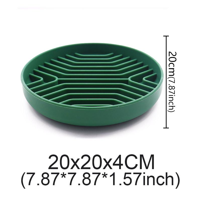 Ciotola per cibo per cani anti-soffocamento per animali domestici Forniture per animali Ciotole per l'alimentazione in silicone Tappetino antiscivolo Piatto per leccare distratto Posate