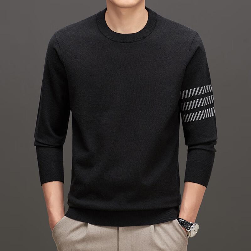 

Мужской вязаный свитер Yiliteng с длинным рукавом и круглым вырезом 2XL