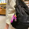 Charming Barbie Princess Rubber Keychain Cute Trendy Doll Key Accessory