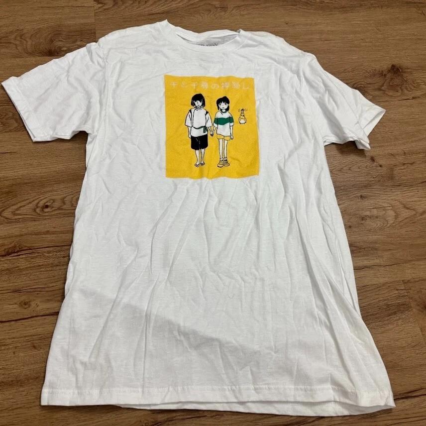 NWOT Spirited Away T Shirt Y2K Studio Ghibli Anime Haku Chihiro Small Womens M
