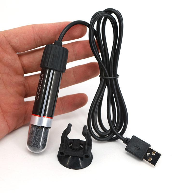 USB Mini Aquarium Heating Rod 5V 10W for Small Fish Tank 26°C Constant Temperature Aquarium Heater Submersible Thermostat Heater