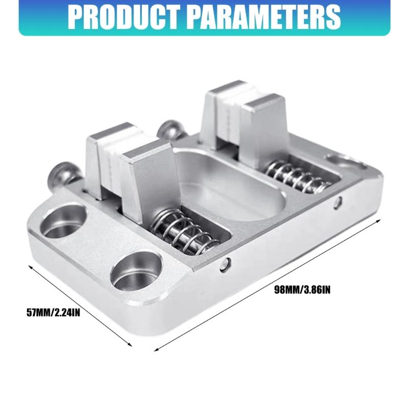 Heavy Duty Aluminum Welding Clamp With Jaw For Circuit Board Mounting Soldering Station Table Wire Welding Fixture Stand