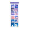 1pc Stickers Scenery Glitter PVC Decorative Decal Seal for DIY Diary Planner Scrapbook Album School Supplies Kawaii Stationery