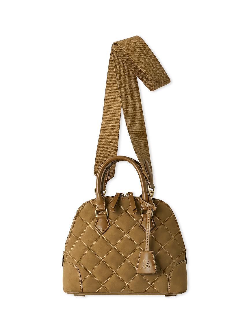 

Wide Shoulder Quilted Boston Bag 09WGB255501CMLF