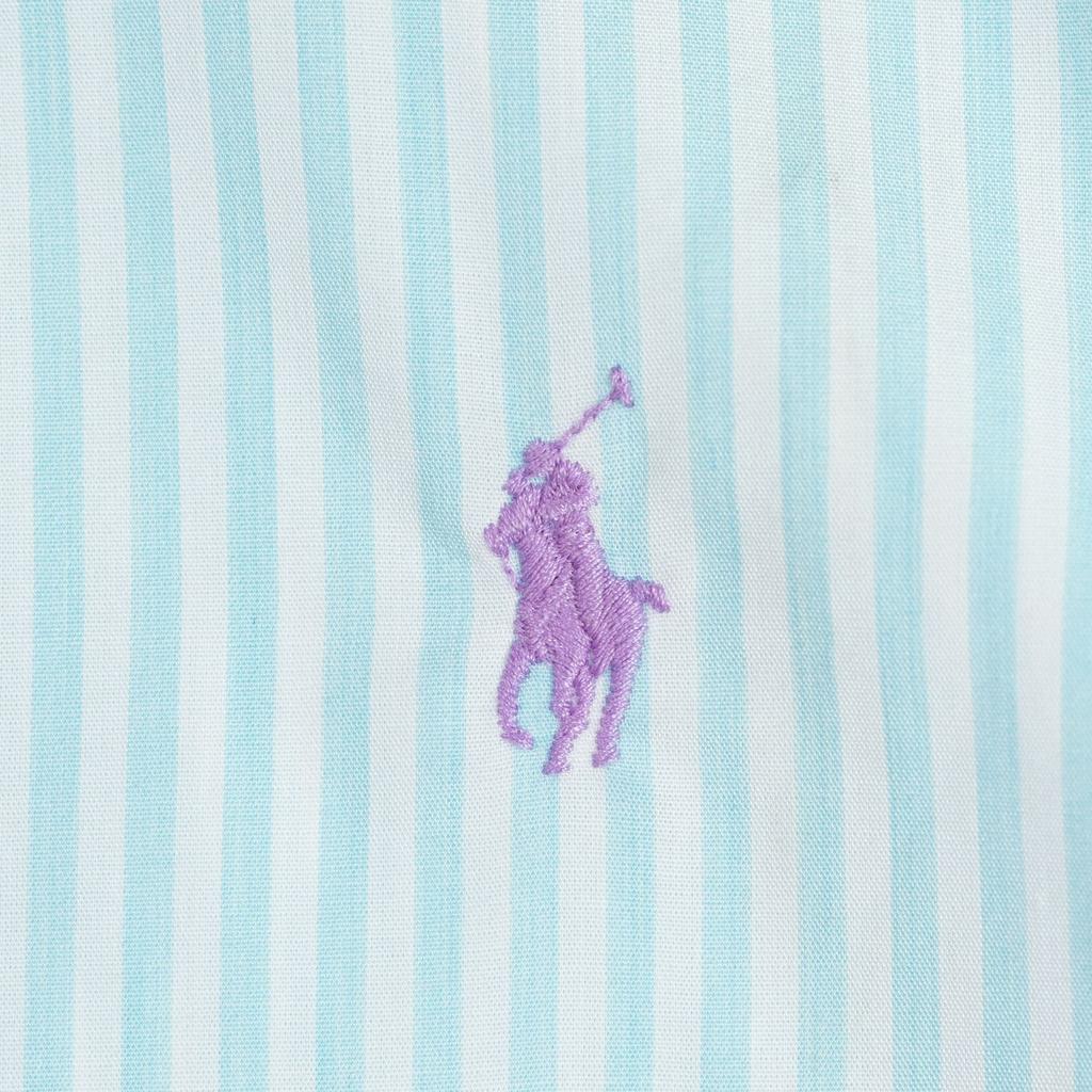Polo Ralph Lauren Striped Polo Pony Logo Embroidered Cotton Long Sleeve Shirt Men shirts MNPOWOV16810498-B28