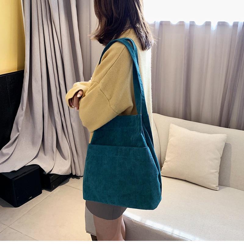 Вельветовая сумка-тоут — фото 13