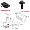 Bumper Cover Fender Liner Screw with U-Nut Kit for Toyota RAV4 Sienna Yaris Lexus HS250h RX300 RX330 RX350 9046705114 9015960488