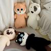 65cm Lovely Stuffed Plush Long Cat Dog Animals Toys Throw Pillow Soft Sleeping Puppy Cushion Nap DollsToy Home Decor Gift