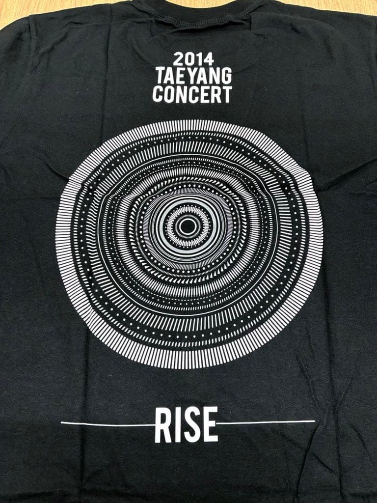 [USED] 2014 TAEYANG CONCERT RISE T-shirt BIGBANG
