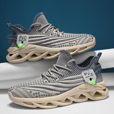Summer Fashion Trend Thick-soled Heightening Coconut Dad Shoes Men's Fly-woven Mesh Breathable Running Sneakers Men's Shoes