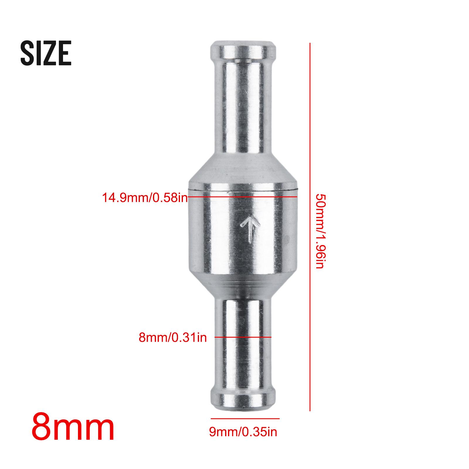 

Fuel Water Gas Non-Return Valve Replacement Rollover 8mm