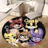 Five Nights at Freddy's, Alfombrilla para silla FNAF, Alfombra redonda, Alfombra de oficina, Lavable a máquina, Antideslizante, Adecuada para salas de estar, dormitorios