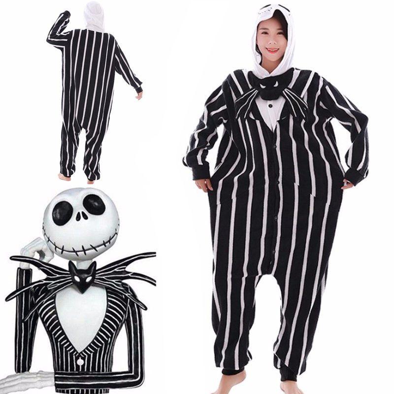 Nightmare Christmas Before Jack Onesie Pajamas Union Suit Jumpsuit Wear Lounge
