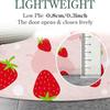 Round Strawberry Rug Kwaii Pink Circle Rugs for Bedroom Dorm Living Room Cute Area Rug Floor Mat Pad Doormat Carpet,