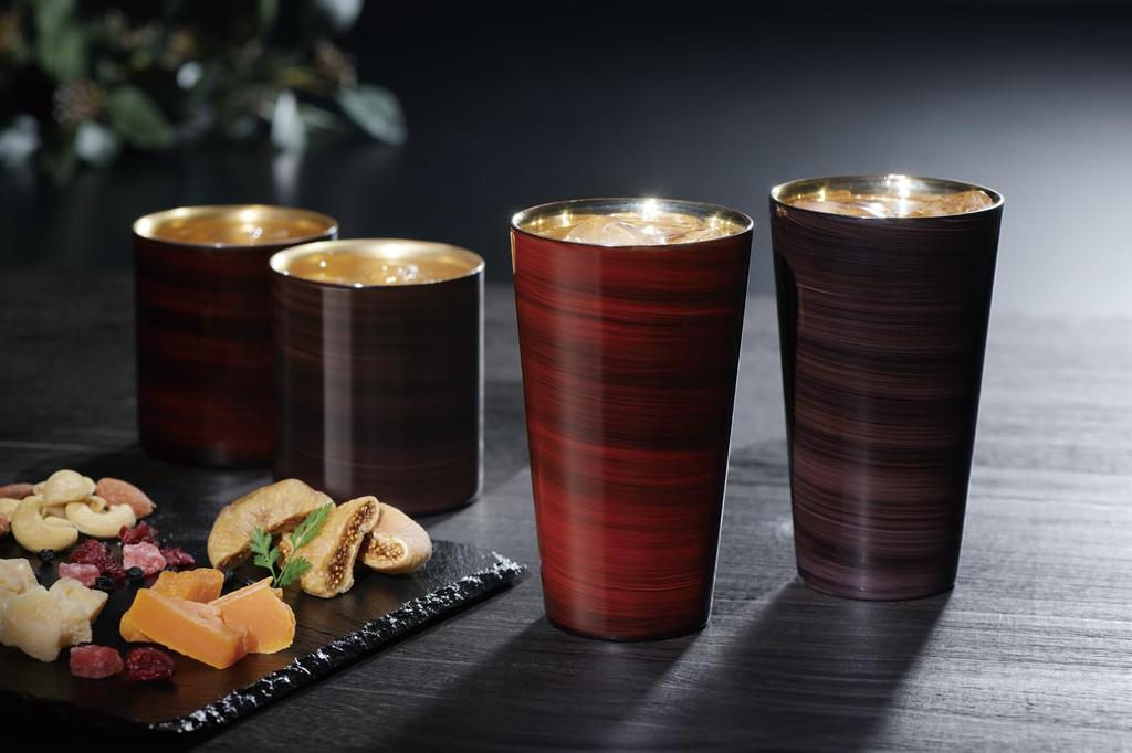 Urushi Straight Tumbler, Akatsuki (Dawn) TS-11