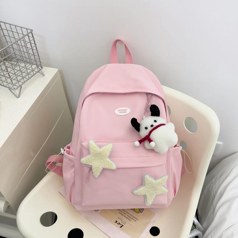 Girls Travel Backpack Children s Spring Outing Bag Elementary School Bag Multi-functional Large Capacity Fresh Forest Backpack Pink розовый