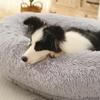 Plush Pet Bed Dogs Cats Winter Warm Soft Removable Washable Oval Kennel Mat Indoor Comfort Nest