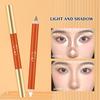 Three Dimensional Fine Double Head Contour Pen To Lighten Tear Hole Natural Touch Nose Shadow Contour Holding Highlighter
