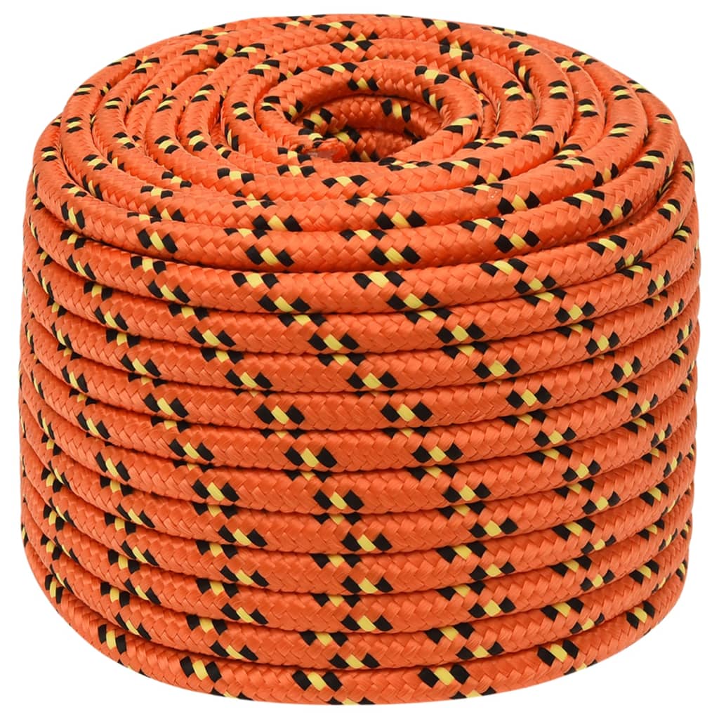 Boat Rope Orange 14 Mm 50 M Polypropylene